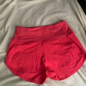 Pink lulu shorts!